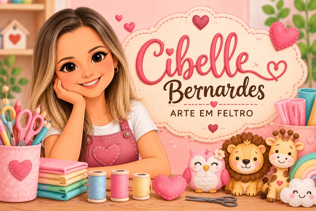 Cibelle Bernardes Arte em feltro