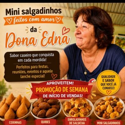 Salgados dona edna