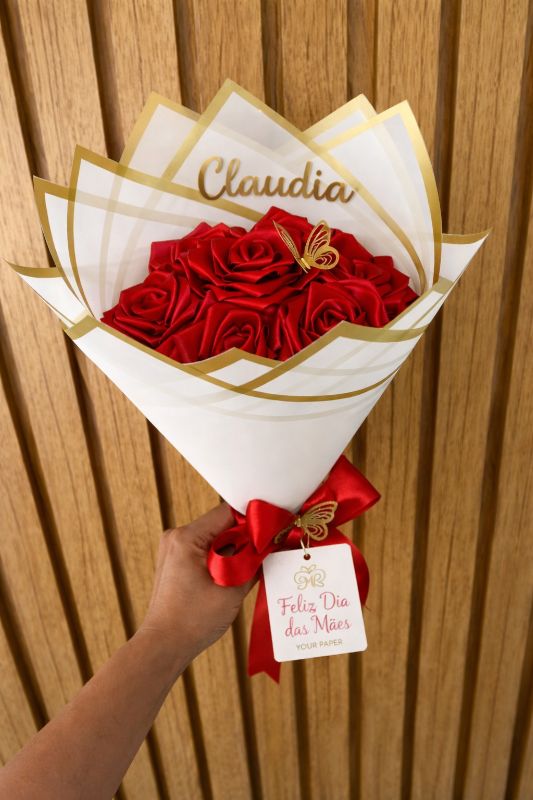 Buque 7 Flores com nome