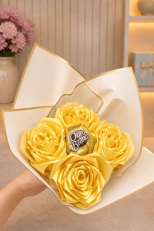 Buque 4 Flores+bombom