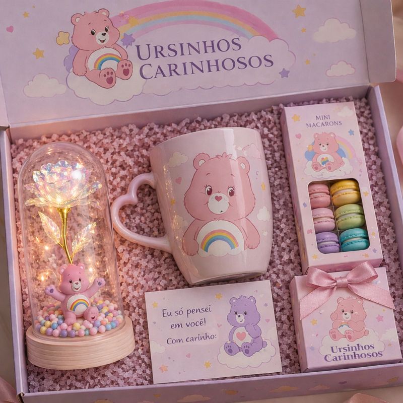 Box luxo ursinhos carinhosos