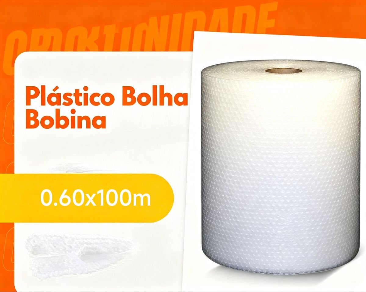 Plástico bolha 0.60x100m