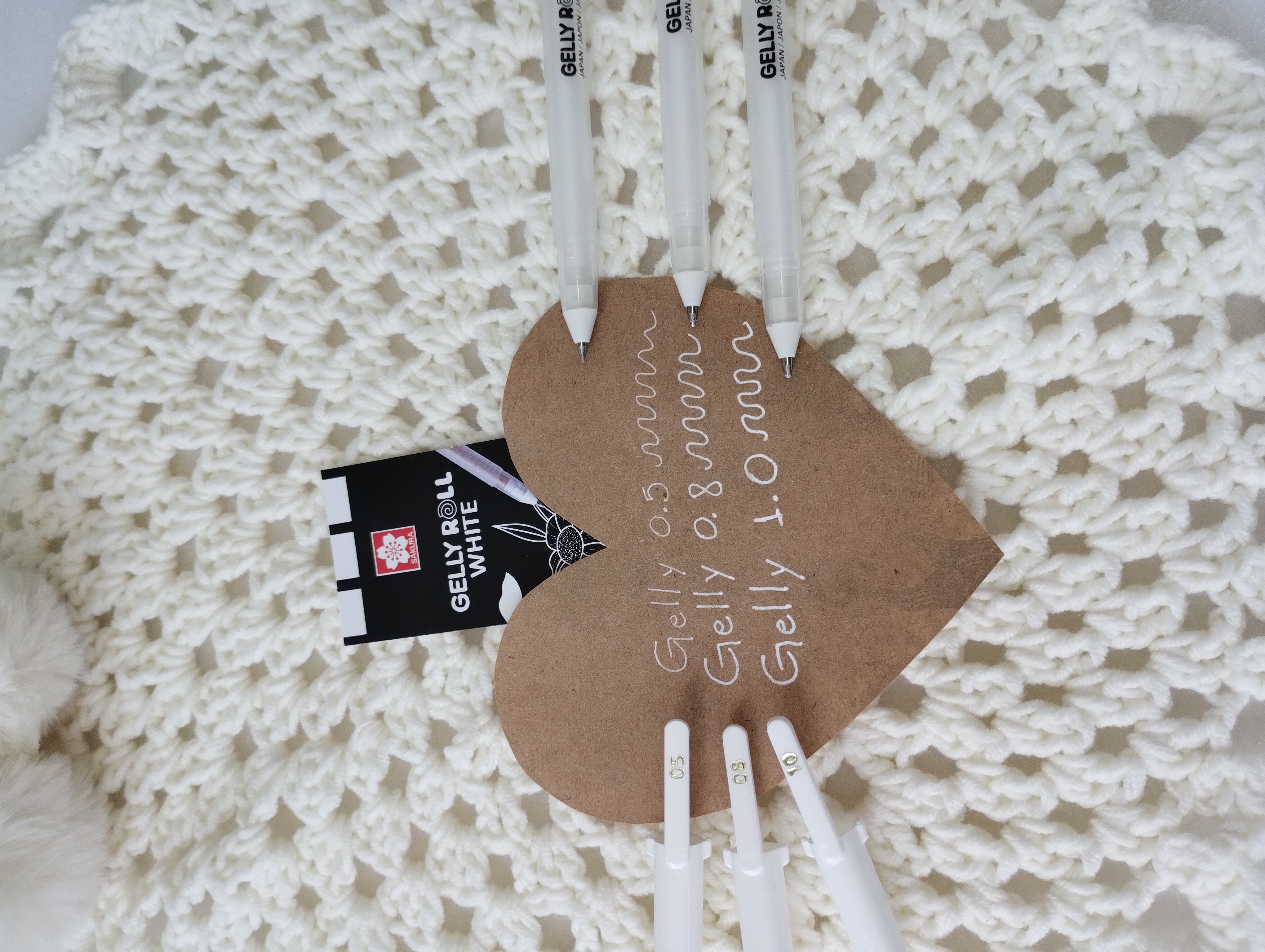 Caneta Gelly Roll Branca Sakura Importado dos Estados Unidos