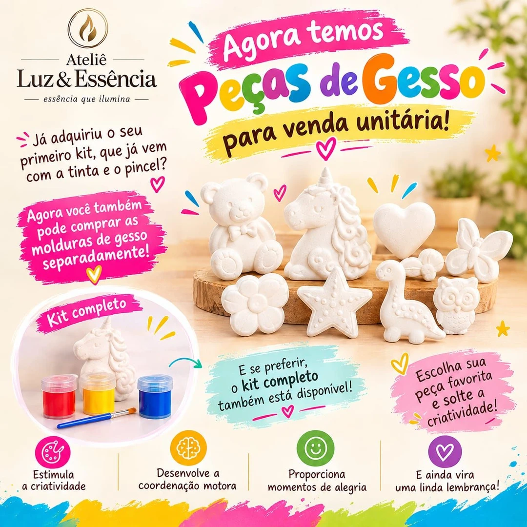Peça Avulsa em Gesso