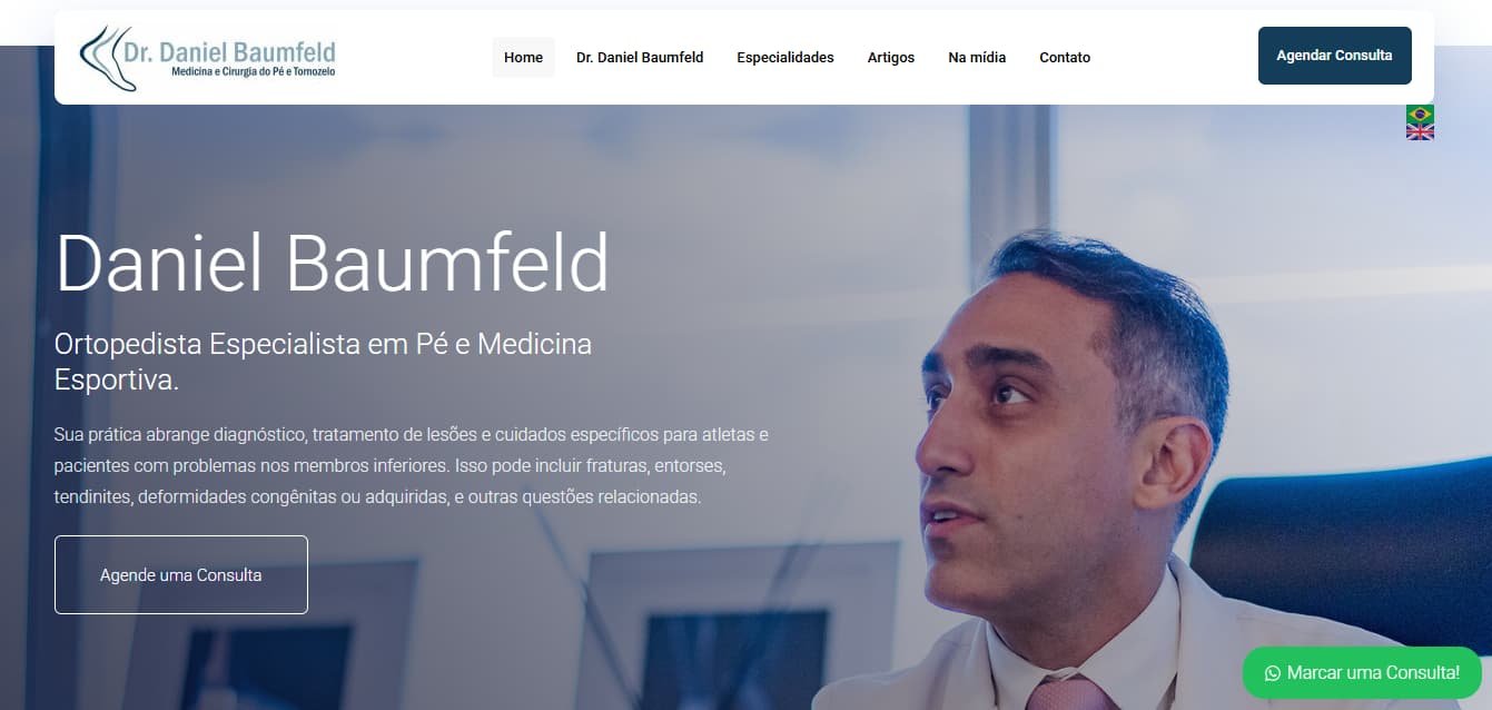 SEO do site do Dr Daniel Baumfeld