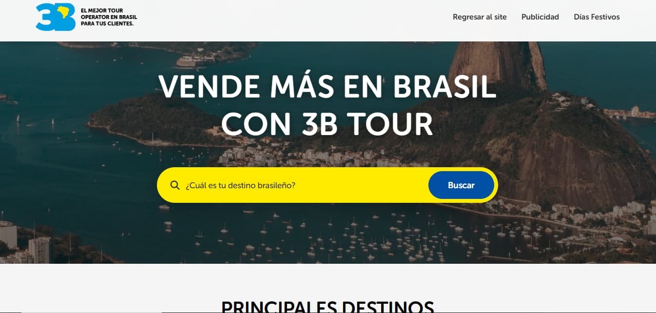 Criação do site da 3BTour